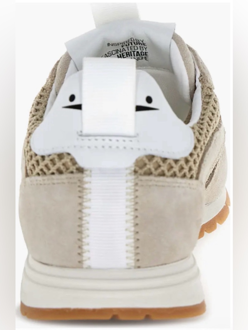 NWT VOILE BLANCHE PLAY Mesh Sneaker in Light Beige - Picture 5 of 16